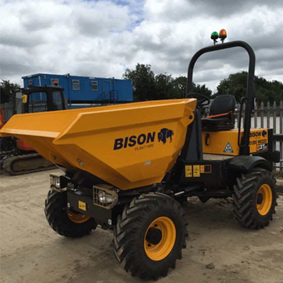 TA 3 Swivel Skip Bison Plant Hire Dumper Hire Swindon Plant Hire