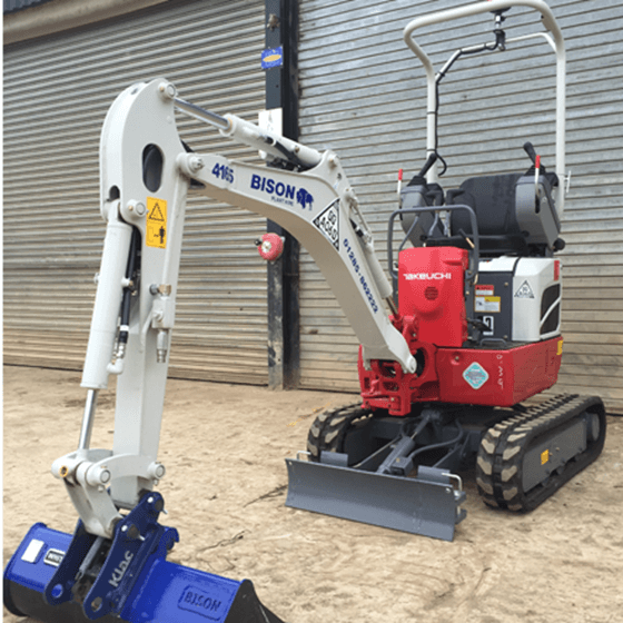 Takeuchi TB210R micro-excavators Bison Plant Hire Swindon Plant Hire