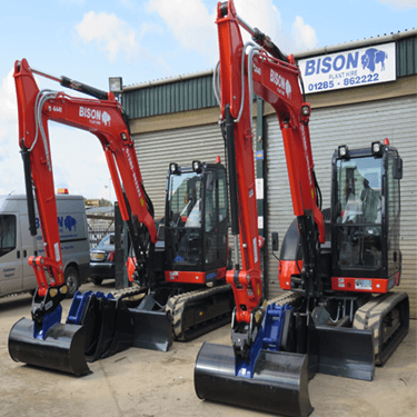 Kubota KX080-4 Bison Plant Hire Swindon Plant Hire